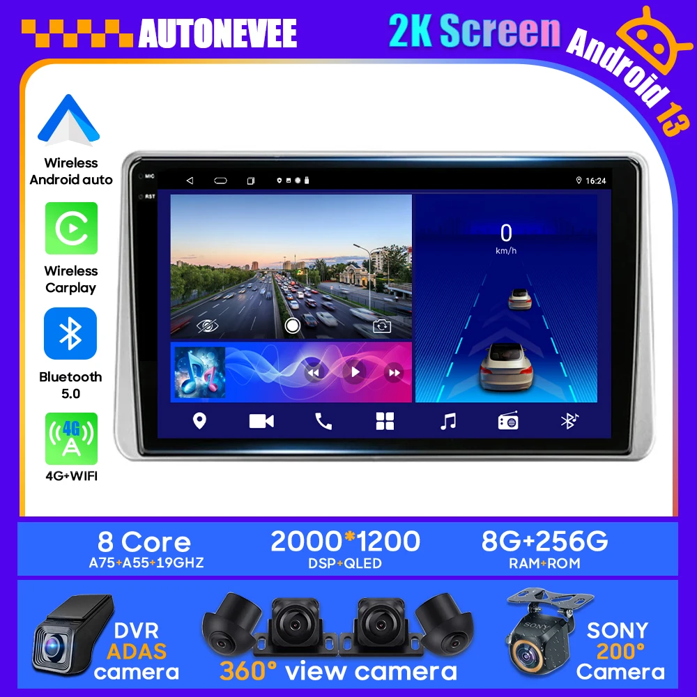 

Android Car For Nissan Sentra 5 B15 1999 - 2006 Radio Stereo Multimedia Player Unit GPS Navigation No 2din DVD Carplay Auto 5G