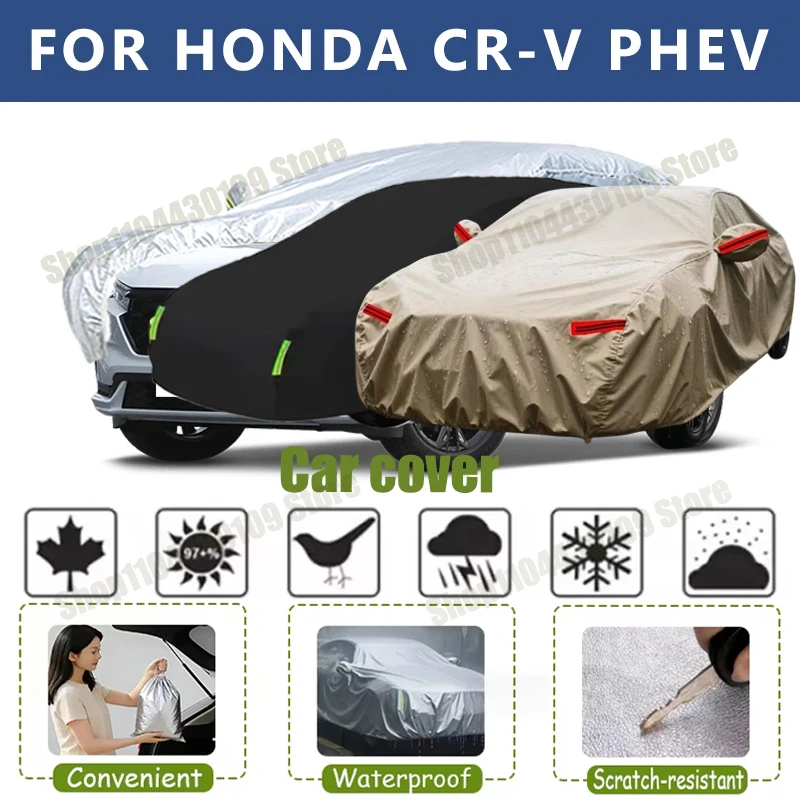 

Полный комплект чехлов для автомобиля HONDA CR-V PHEV: защита от солнца, УФ-излучения, дождя, снега и пыли, из ткани Оксфорд, аксессуары