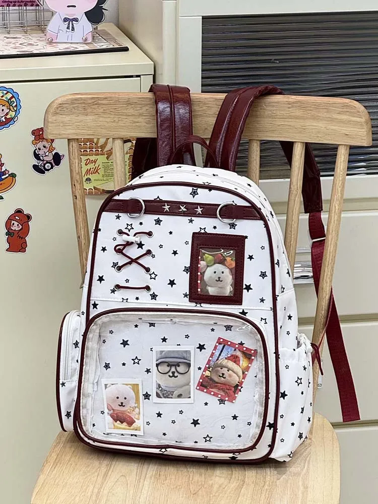 Kawaii Starry Harajuku Pastel Ita Backpack