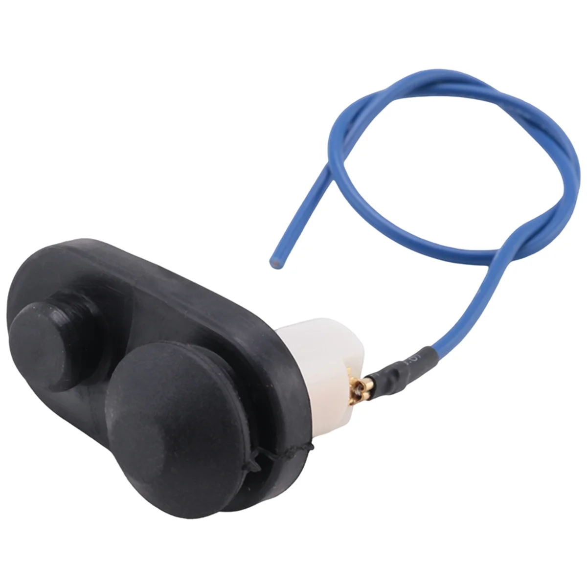 Porta Interior do carro Cortesia Light Switch, botão preto do veículo, 2 pcs