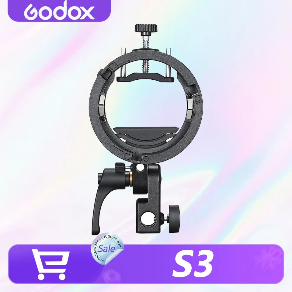 

Godox S3 Bracket for Speedlite Flash Bracket V100 AD200Pro II Photography Accessories