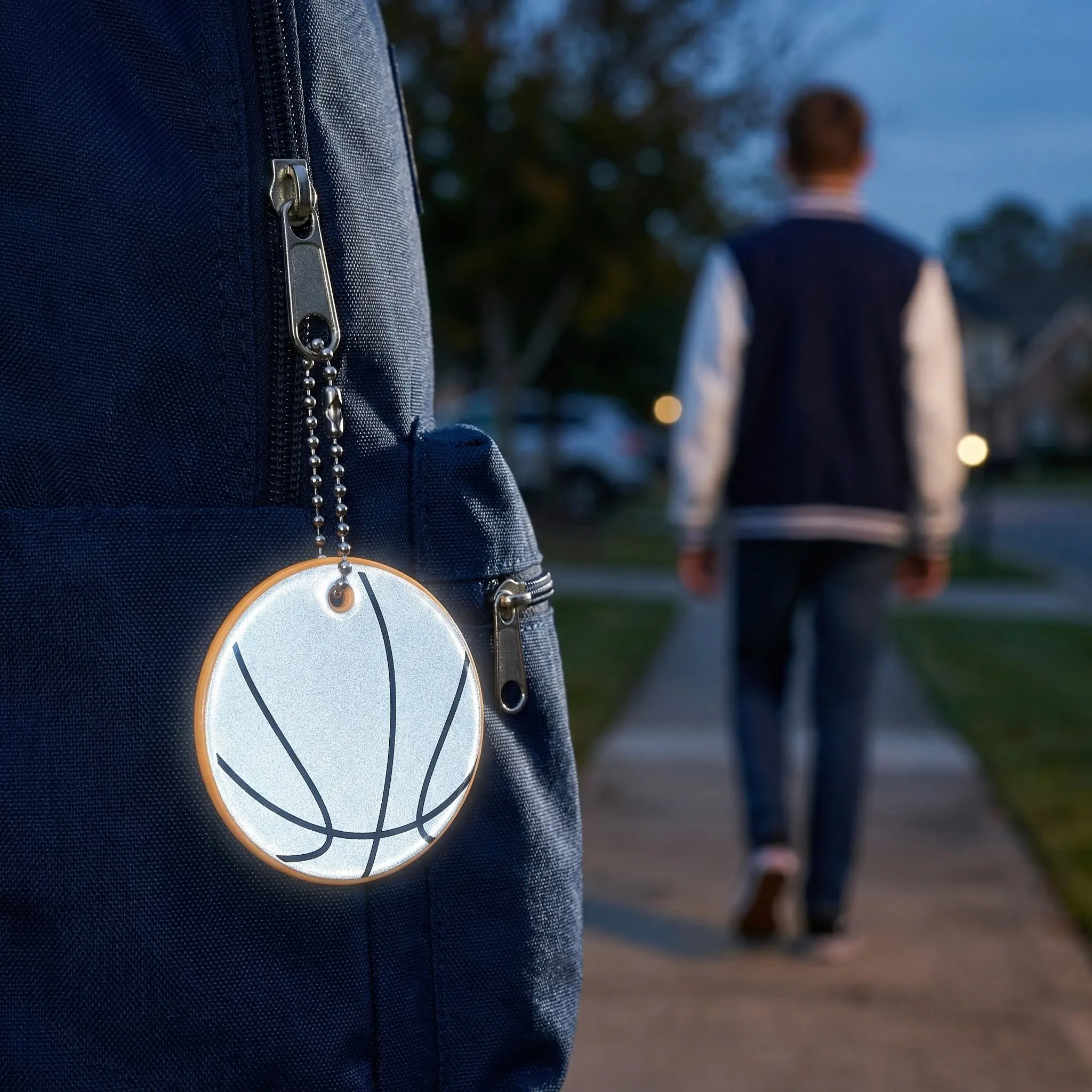 

Набор из 11 светоотражающих брелоков для баскетбольных мячей, флуоресцентные, для рюкзаков, ключей, предупреждающие о дорожном движении, для спортивных сумок, портативные, 6 см