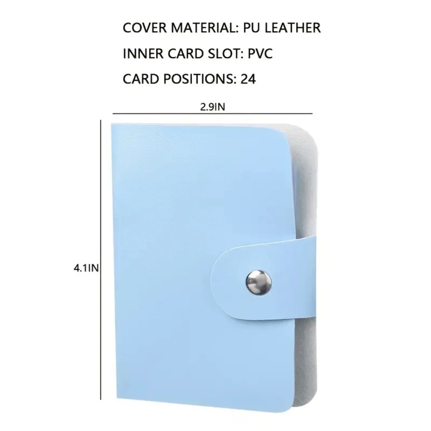 ファッショナブルな紳士のエレガントで小さなPUレザーのソリッドカラーのカードホルダー - スタイリッシュで整理整頓に最適です。