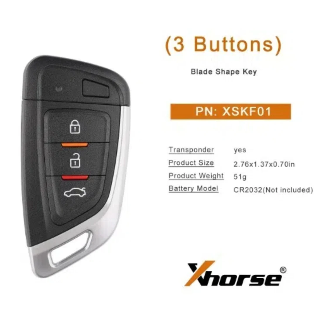 

Xhorse XSKF01EN Universal Smart Proximity Flip Type Key for VVDI2/VVDI Mini Key Tool