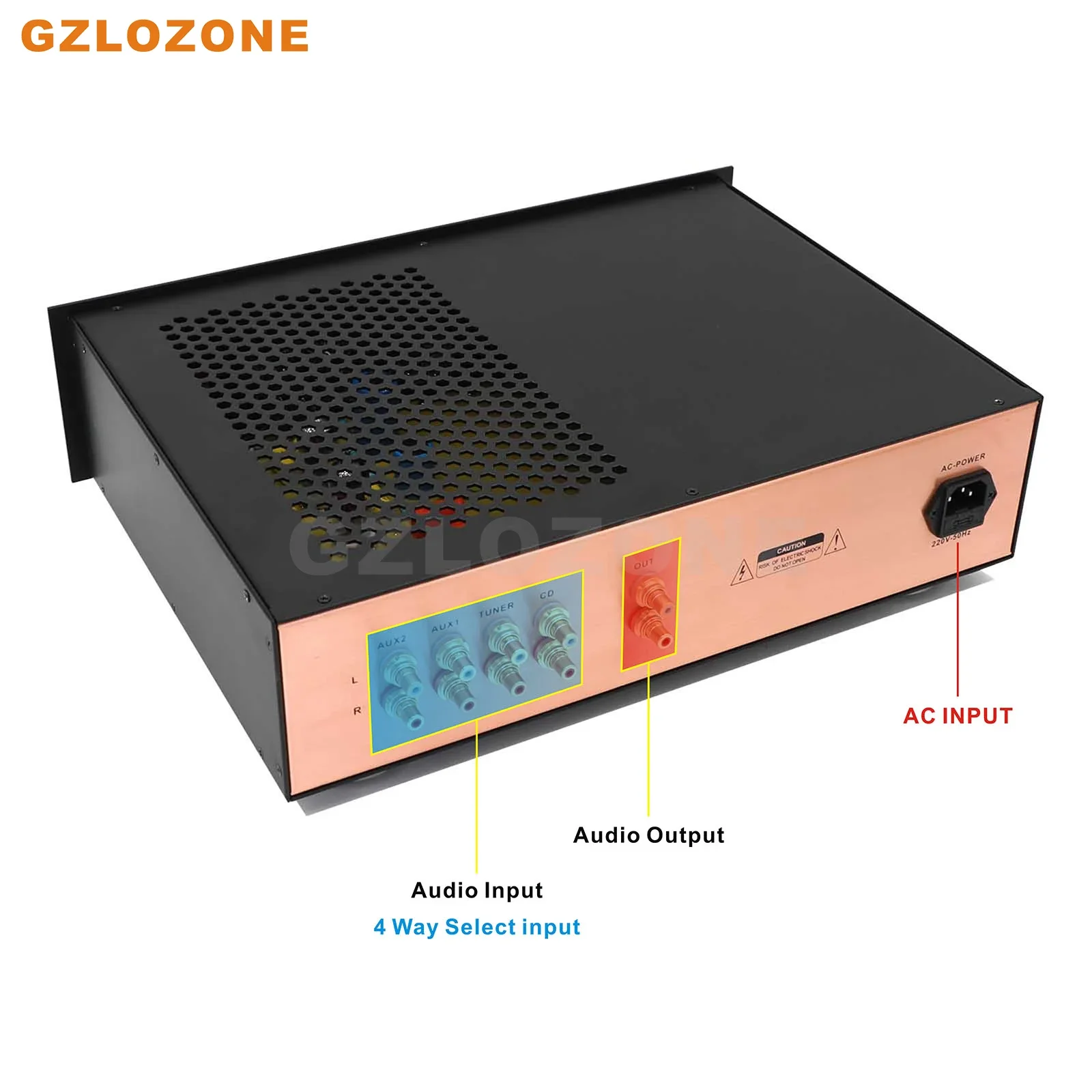 GZLOZONE HIEND DP-60L مضخم أنبوبي ECC82+ECC83 قاعدة أنبوب Preamp على دائرة Jadis مع مدخلات 4 اتجاهات #2