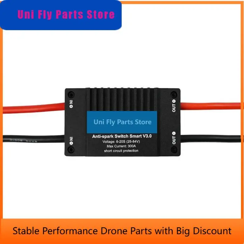SkyDElFlipsky Anti-spark Switch Smart 300a V3.0 For Electric Skateboard Electric Surfboards Rc Cars Electric Go-karts Robots