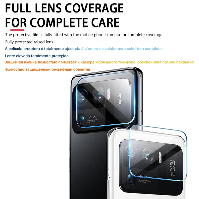 HD Camera Lens Protector Glass Film For Xiaomi Mi 12 12x 12S Ultra Pro Full Cover Lens Protector Mi 11Ultra Note 10 9 8 T i Lite