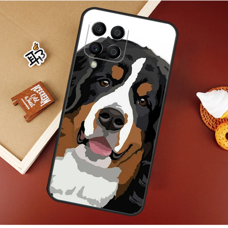  Bernese Mountain Dog For Samsung Galaxy M33 M53 M23 M13 M11 M51 M14 M34 M54 M20 M30s M12 M32 M52 M15 M55 Case