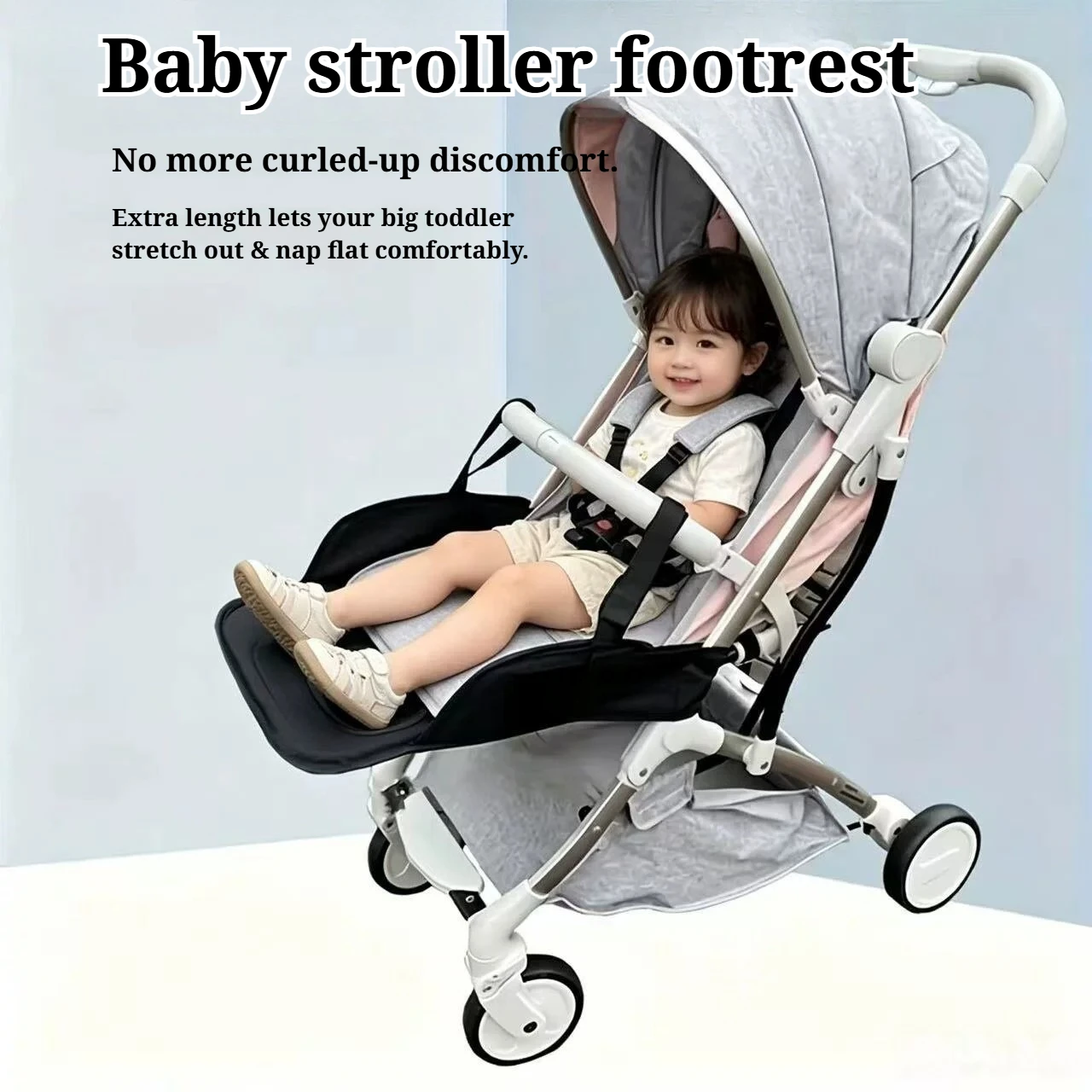 Baby Stroller Seat Extension Pad Kids Pram Foot Rest Pads Outdoor Baby Sleep Extension Mats Baby Footrest Comfortable Cushion