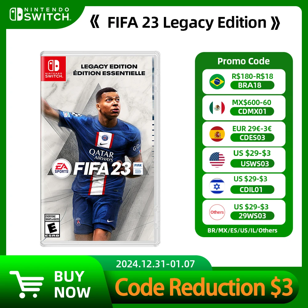 Nintendo Switch Games Deals - FIFA 23 - Stander Edition Original Games Physical Cartridge Card for Nintendo Switch OLED Lite