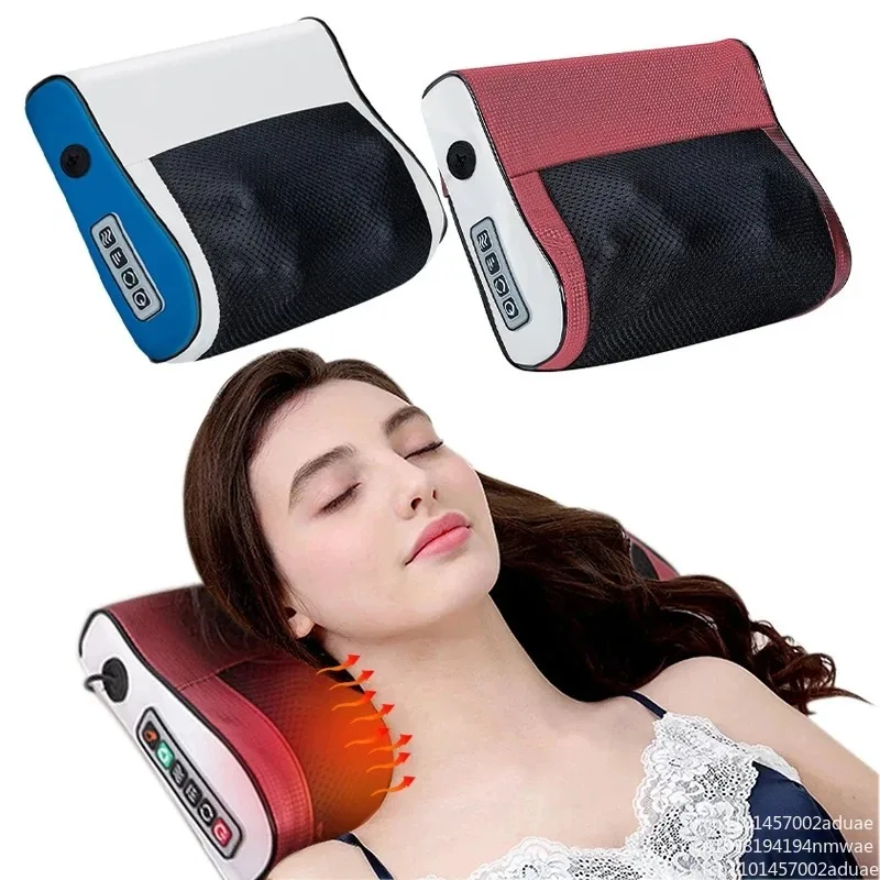 Multi Functional Neck and Shoulder Massager Household Neck and Back Kneading Tool with Multiple Adjustable Hot Compress Massage