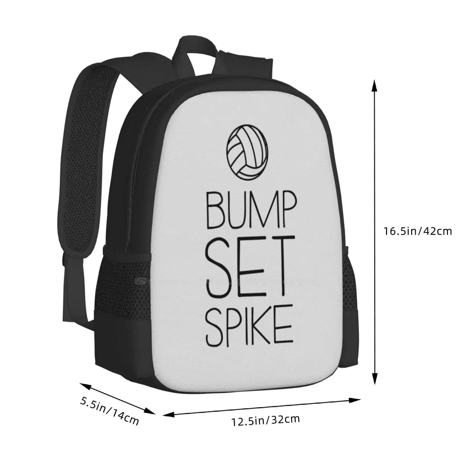 Voleibol voleibol Bump Set Spike School Bag Set para Adolescentes, Laptop, Viagem, Voleibol, Temporada, Temporada