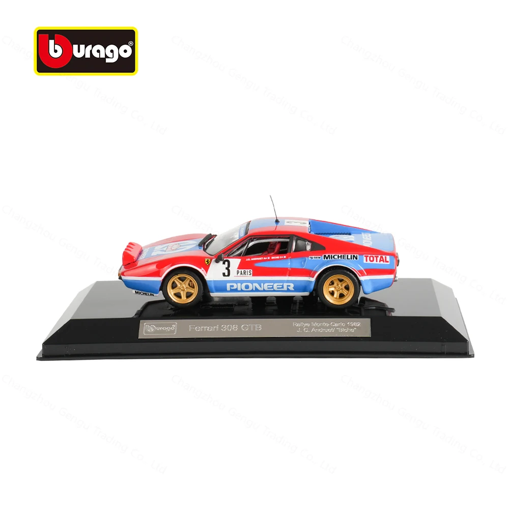 Bburago 1:43 ferrari 308 gtb 1982 statische Druckguss fahrzeuge Sammler modell Rennwagen Spielzeug