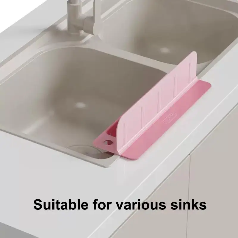【xxx】Silicone Sink Splash Guard With Waterproof And Splash-proof Design, Drain And Storage Tray For Dishwashing And Kitchenware.