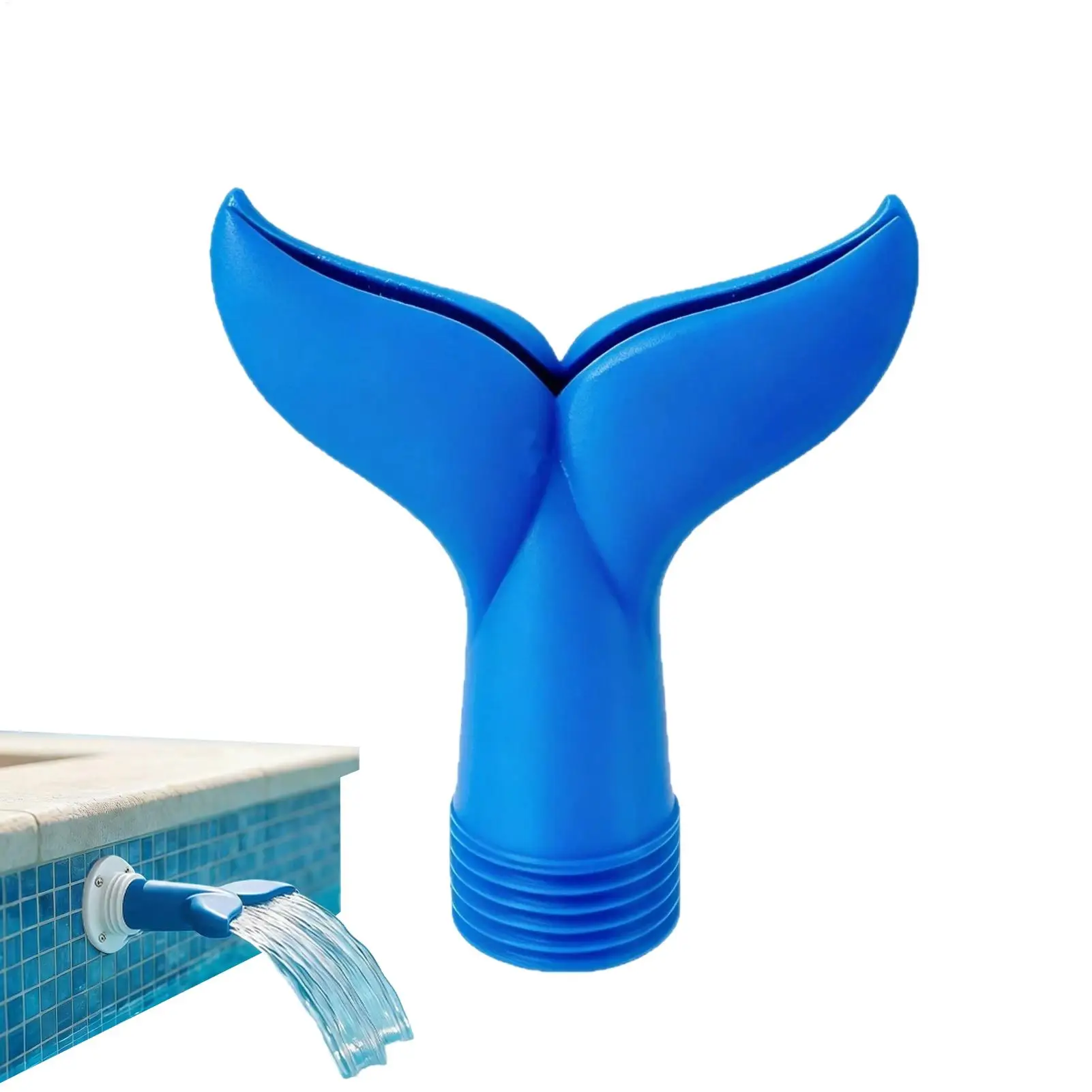 Swimming Pool Spray Nozzle Pool Aerators 3/4 Inch Universal Pool Aerator Fountain Fishtail Nozzles Creates Waterfall Spray