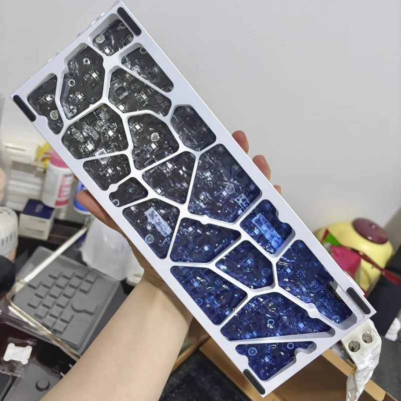 Sora60 Custom CNC Aluminum Keyboard Case Skeleton Ship Shell for Wooting60 HMZ M64 GT60 Gaming Mechanical Keyboard Accessory