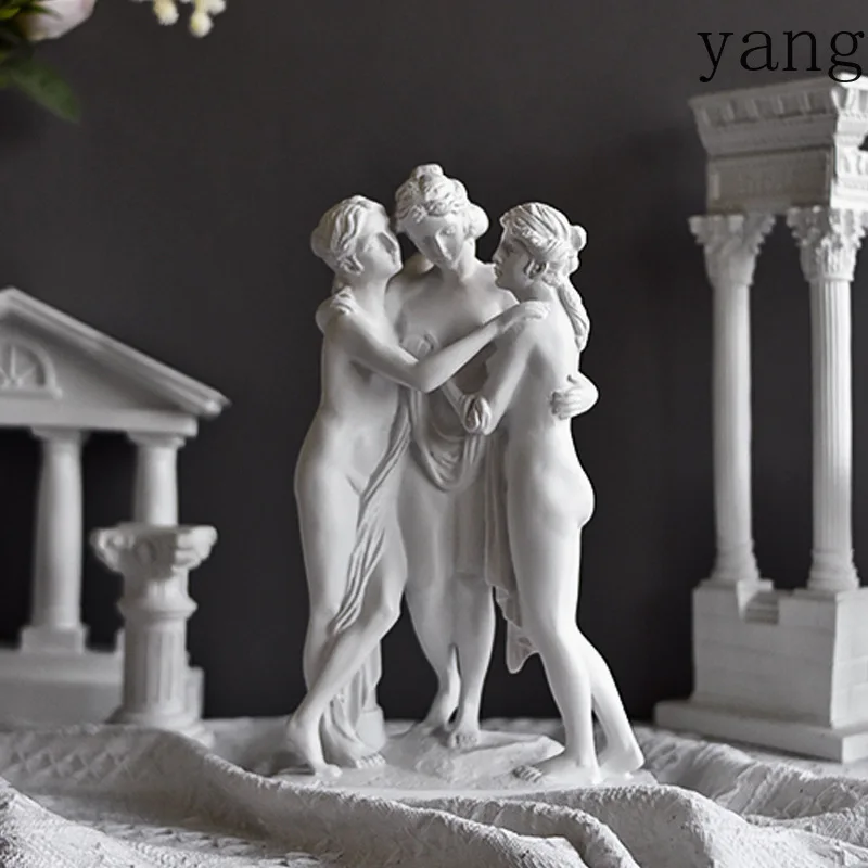 Resin handicrafts, mythological sculptures, home decor items