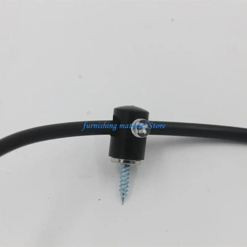 

Y5GD 5Pcs Space Saving Ceiling Cord Clips Pendant Light Lamp Cable Hook Wire Clamps For Light Fixture Installation Enduring