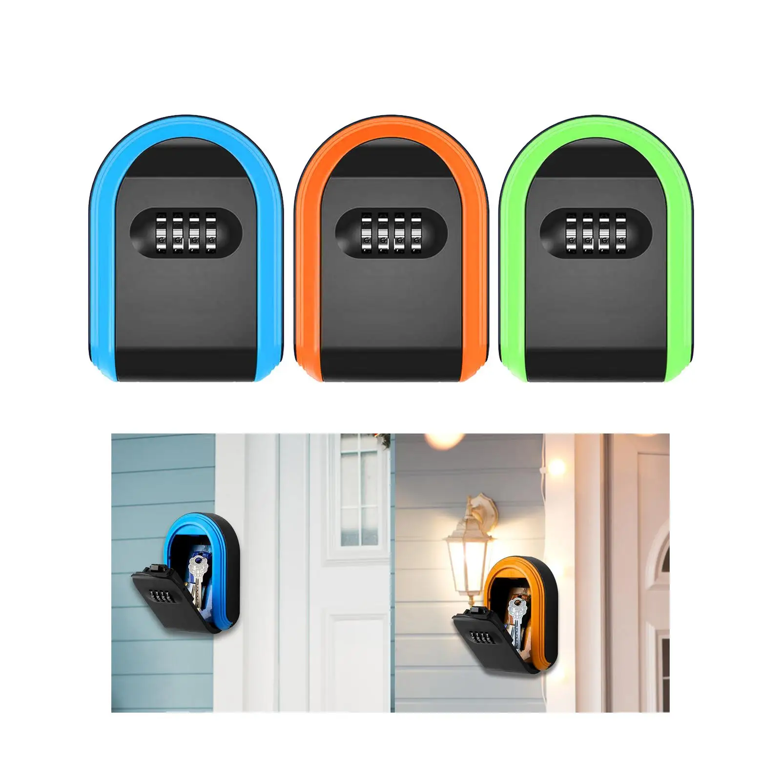 Combinatie Lockbox Key Keeper Lock Box Vergrendeling Met Resettable Codes Key Lock Box Voor Hotel Buiten Tuin Garage Store