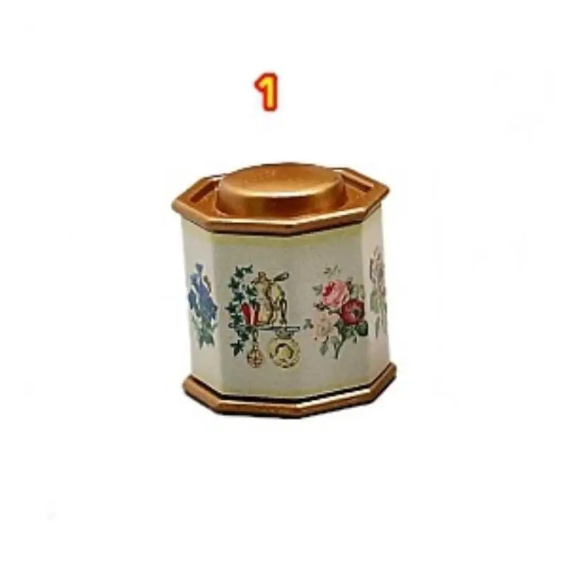 1 قطعة 1:12 بيت الدمية علبة القهوة الشاي يمكن نموذج محاكاة العنصر زخرفة ألعاب مصغرة بيت الدمية اكسسوارات أثاث 16*16 مللي متر #6