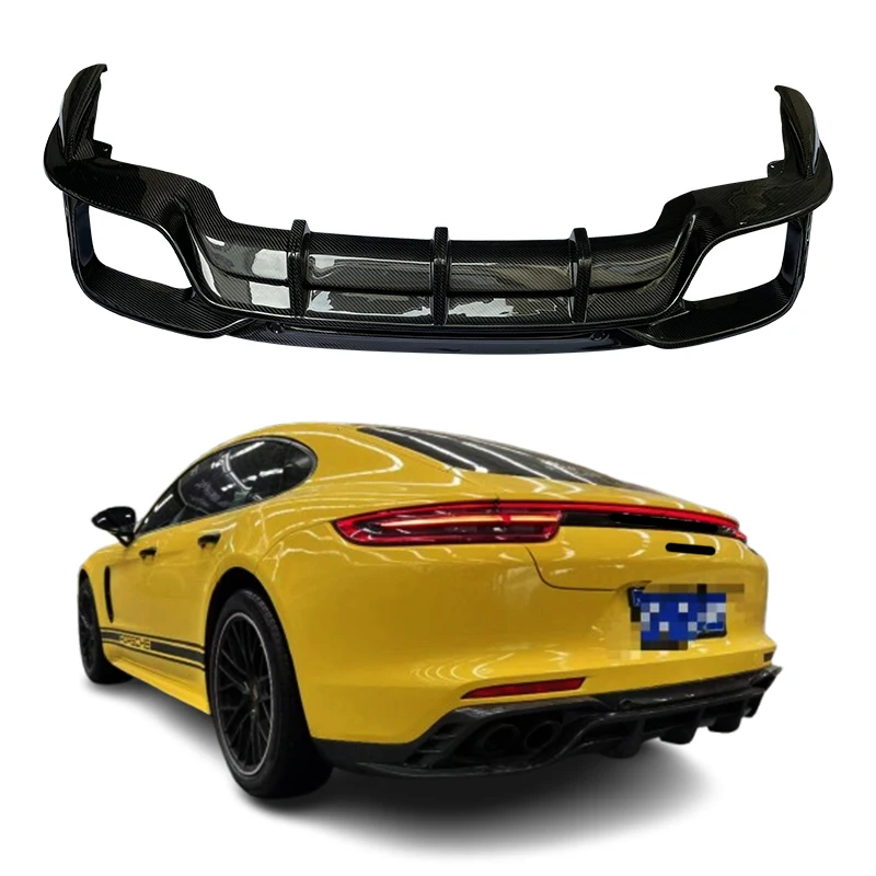 

STLF2017-2023 for Rear Lip Carbon Fiber Bumper Front Upgrade with New Condition and Fog Light Cut-Outs Model 971