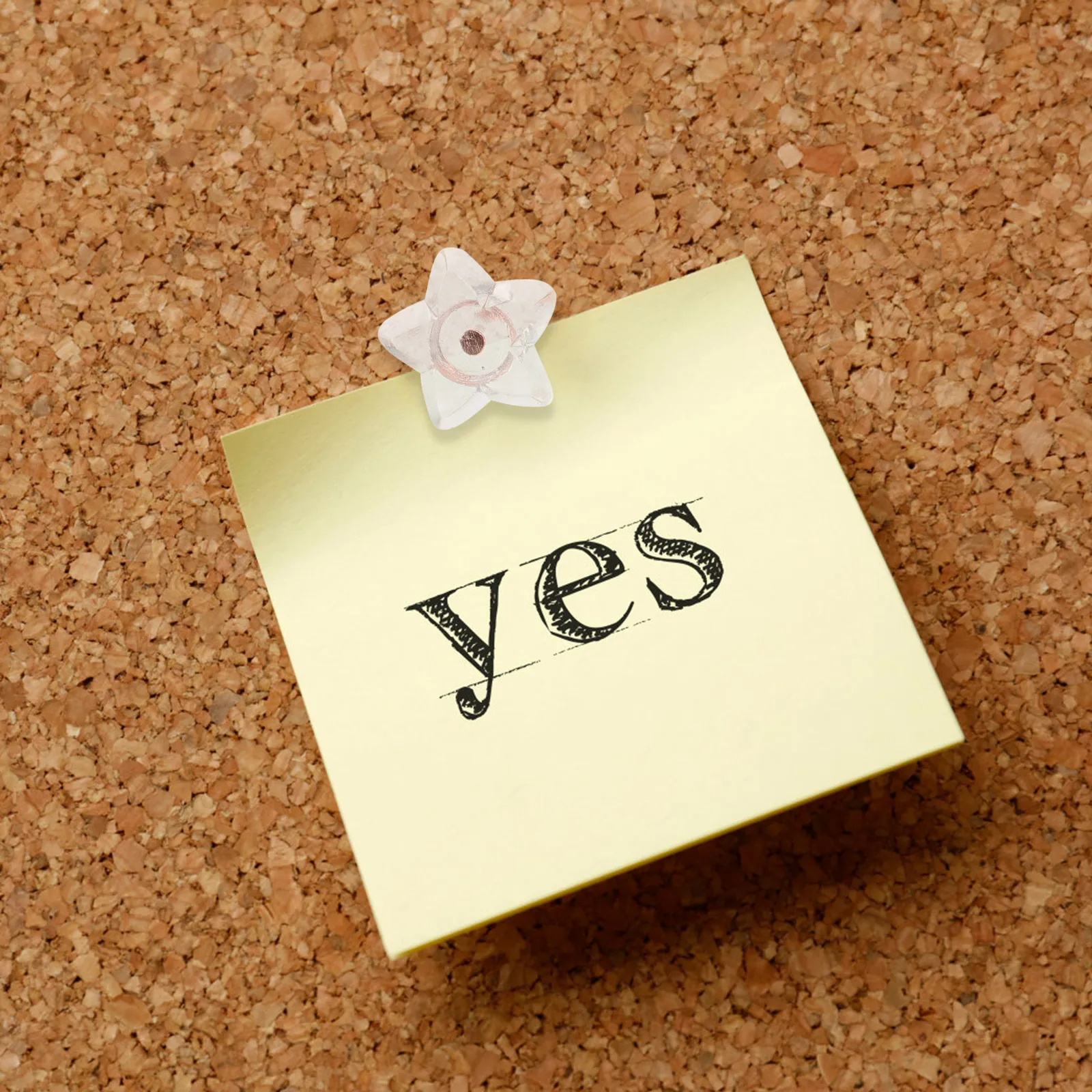 100 قطعة دبابيس ضغط بلاستيكية شفافة على شكل نجمة للوحة الإعلانات شريط الفلين خريطة علامة صور جدار ديكور #1