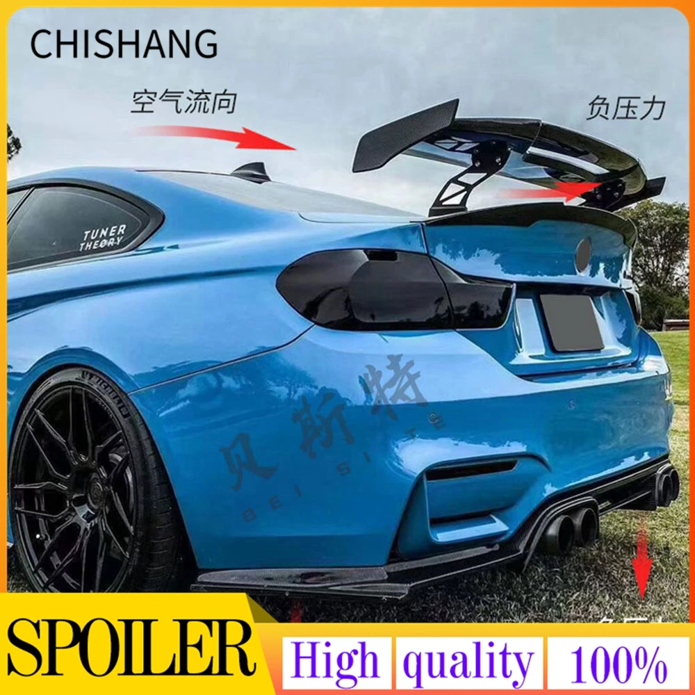 

Universal Spoiler Car For BMW F30 F32 F36 F10 F12 E92 E93 G30 G20 E82 E90 M2 M3 M4 MAD Carbon Fiber Rear Trunk Spoiler Wing