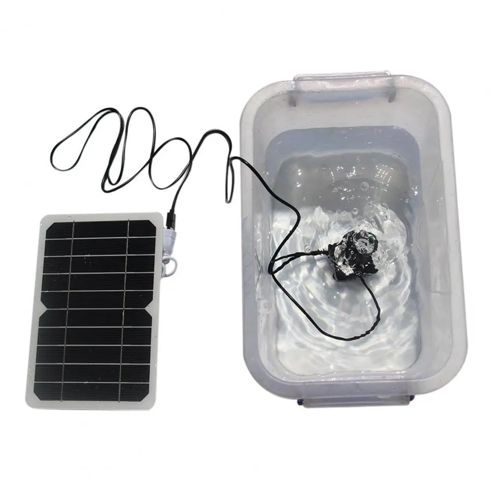 Solar Water Pump Solar Panel Water Fountain 5w 5v Solar Panel Water Pump Kit High Efficiency Single Silicon Power Supply Ip65
