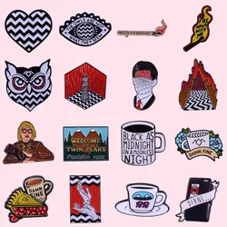 Best Quality Classic American TV Show Enamel Pins Metal Cartoon Cup Brooch Backpack Hat Collar Lapel Badge Fashion Jewelry Gifts