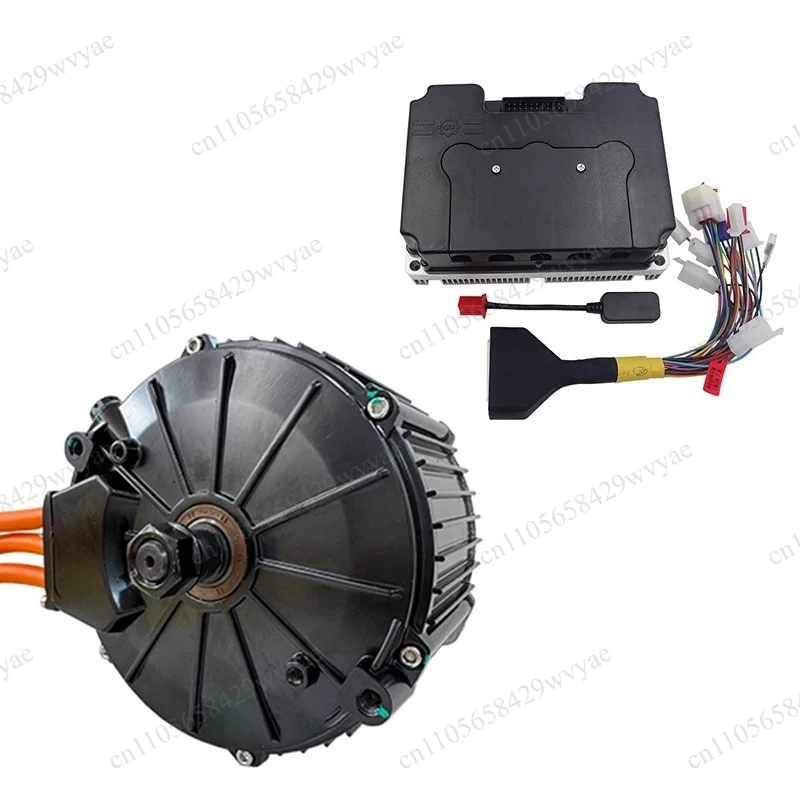 QS165 50H 10KW High Power Mid‑Drive Motor With Hall Sensor Sprocket Belt Design and ND721000 Controller