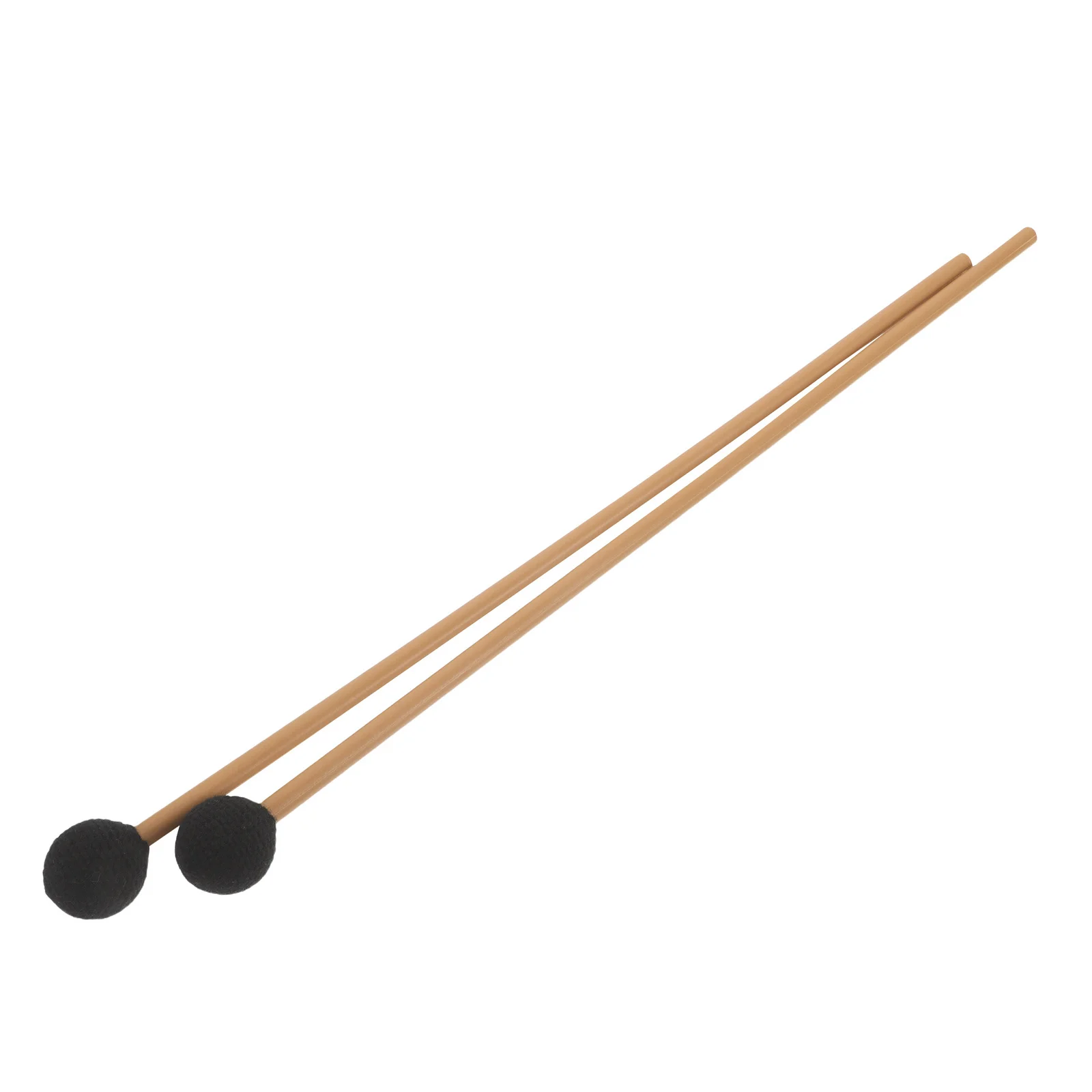 

1 Pair Yarn Head Marimba Mallets Glockenspiel Sticks Soft Percussion Hammer Plastic Handle Xylophone Accessories For Ethereal