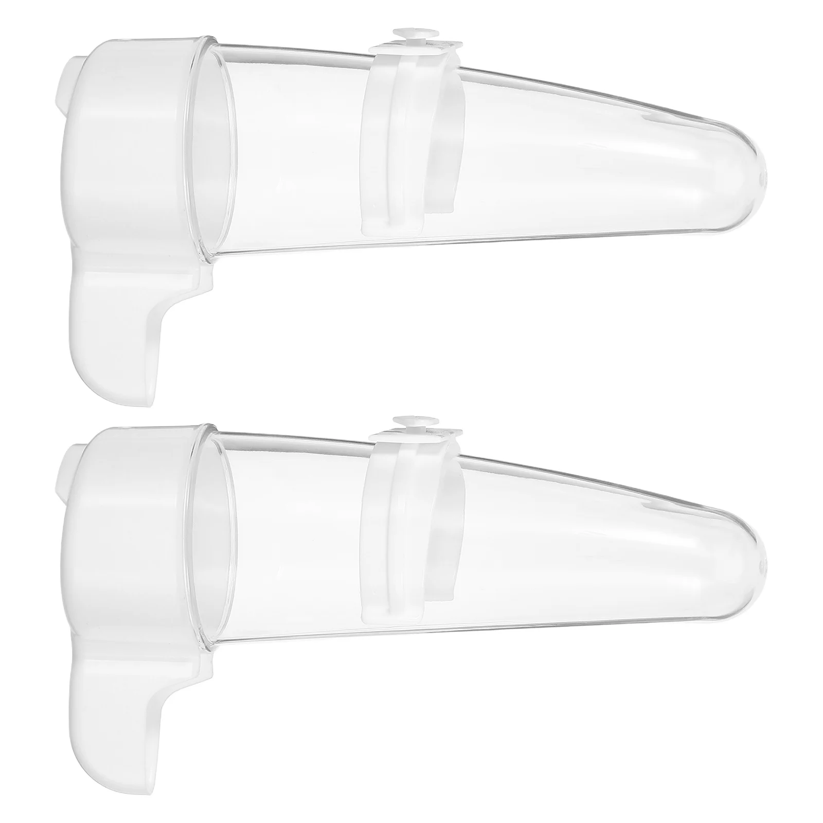 

2pcs Automatic Bird Waterer Feeder Plastic Parakeet Cage Water Dispenser For Parrot Chicken Pigeon Outdoor Rainproof Hydration