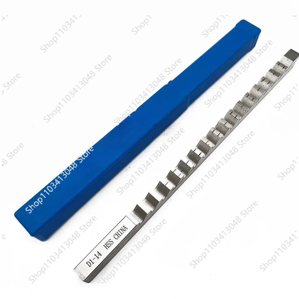 Push-Type Keyway Broach 14mm D1 Metric Size Broaching Tools With Shims for Metalworking Router