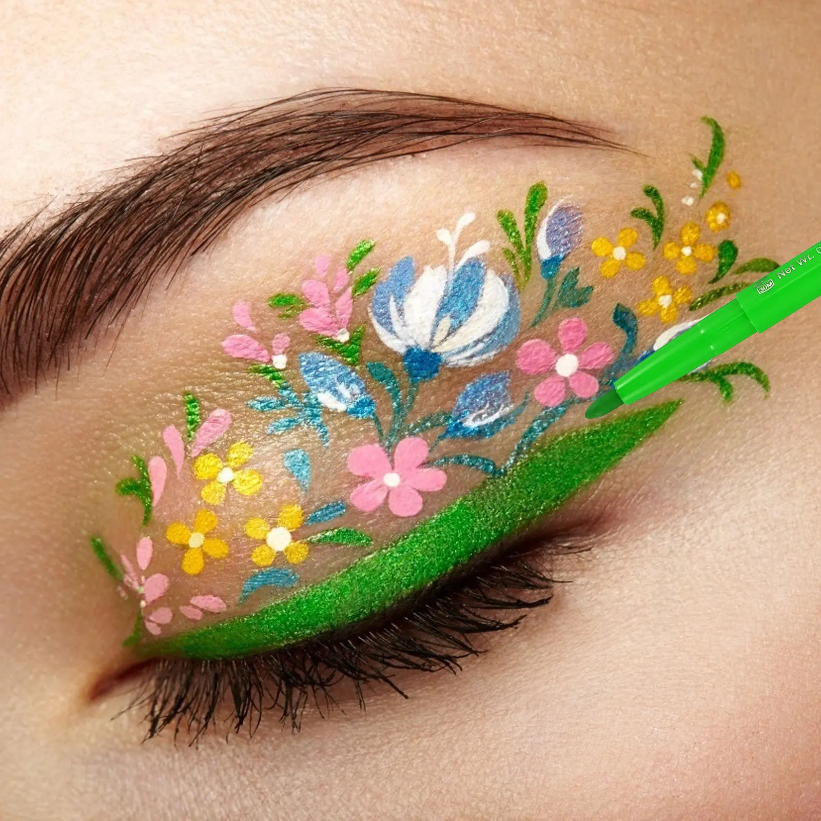 Juego de 12 Delineadores de Ojos, Secado Rápido, a Prueba de Manchas, Kit de Maquillaje de 12 Líneas con Diseño Portátil