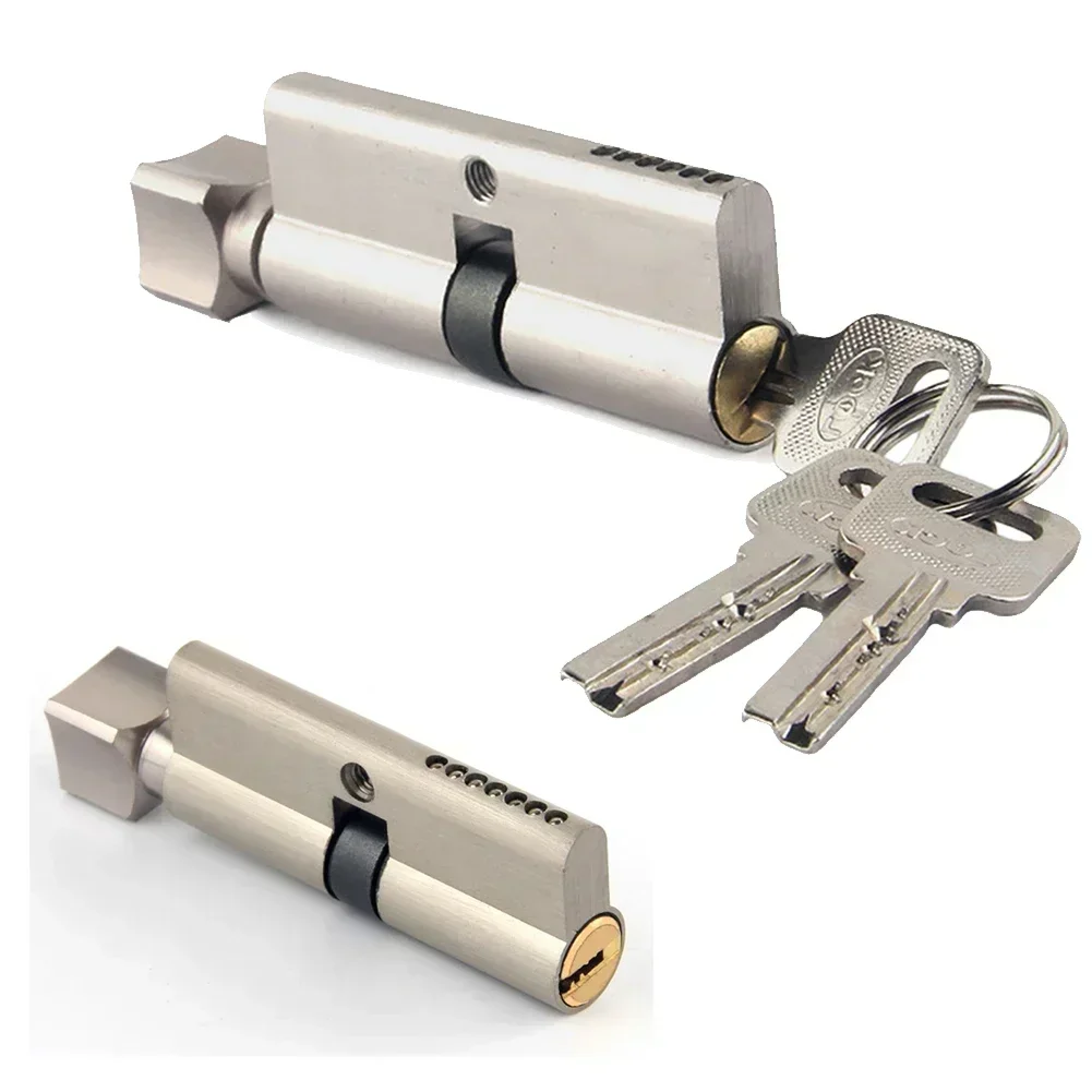 Lock Cylinder 60mm Cylinder Lock for Doors Indoor Wooden Door Entrance Universal Lock Cylinder 3 Keys NEW view 5