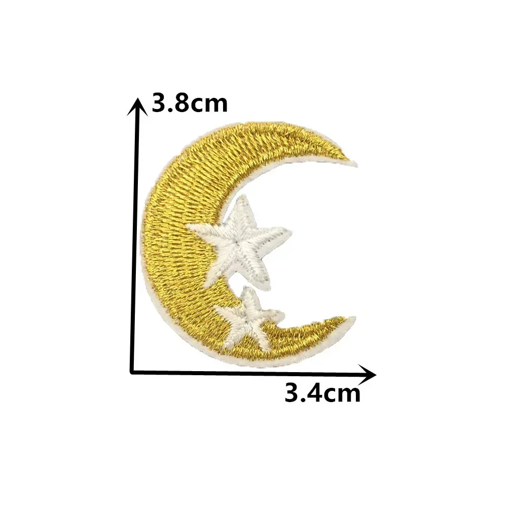 Animal Badge Gold Thread Embroidery Letter Cloth Patch Decorative Clothing Patch Patch  Patches  Patches