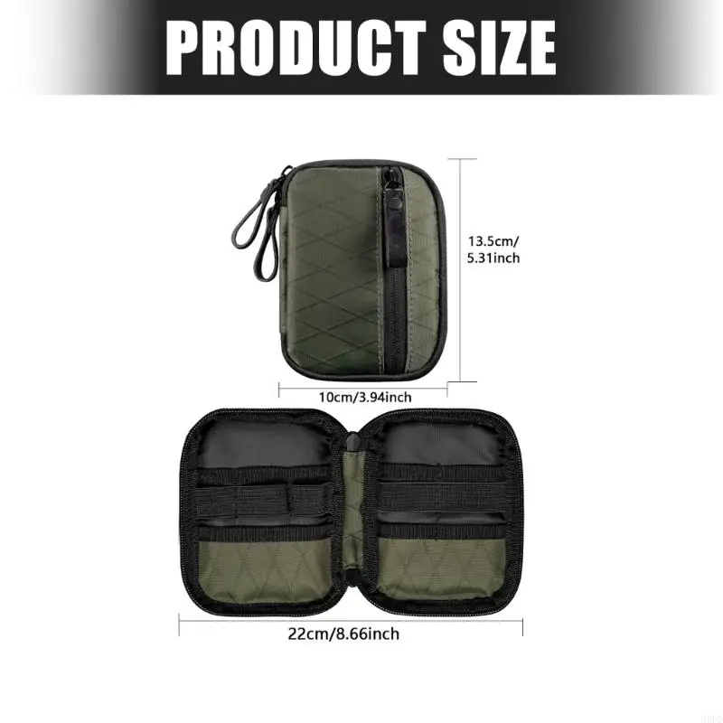 Utility Tool Pouches Wasserdichte Werkzeugaufbewahrungstasche aus Nylon mit mehreren Fächern für kleine Geräte und – Detail 6