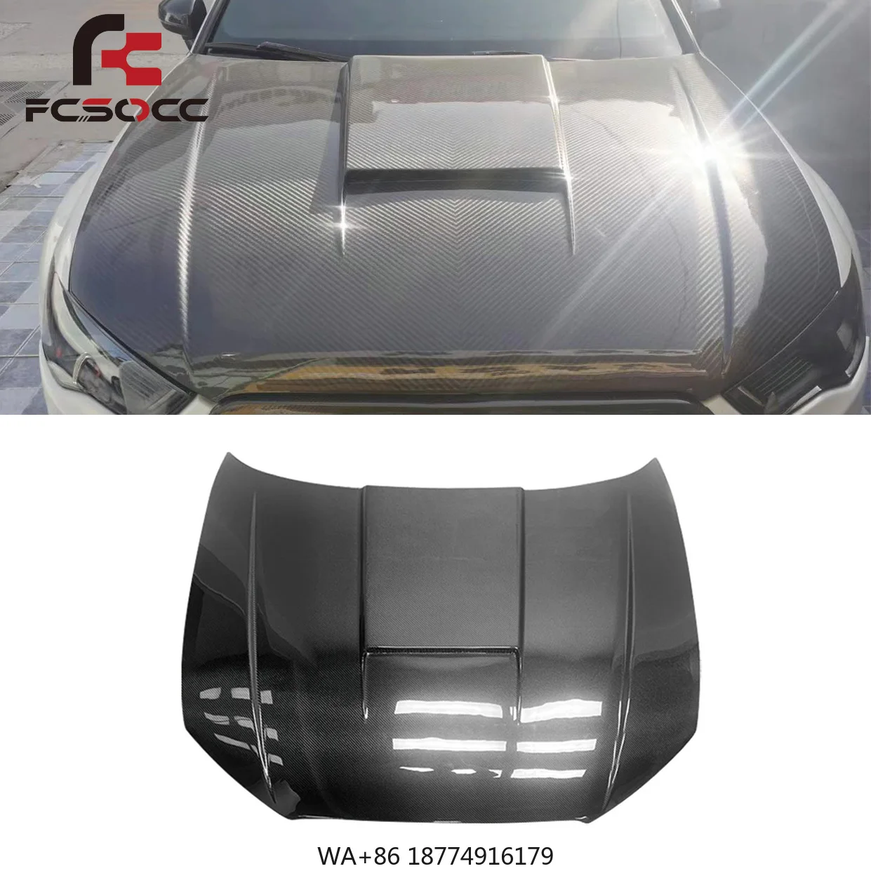 

High Quality Carbon Fiber Engine Cover for A3 2013-2019 Bonnet Cover Car Body Kit Accessories