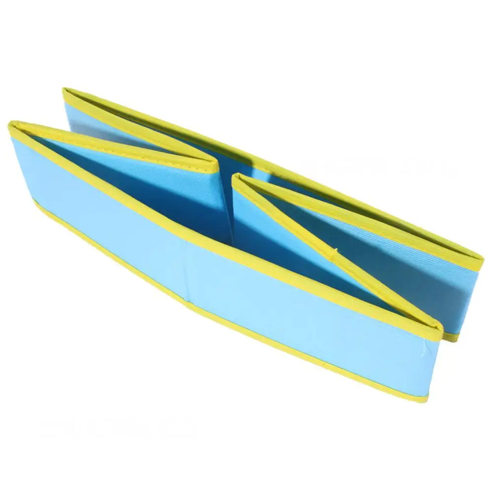 PVC Folding Reusable Cleaning Basin Kids Sensory Learning Activity Tray Sandbox for Play Sand Games Beach 38x38CM - view 5
