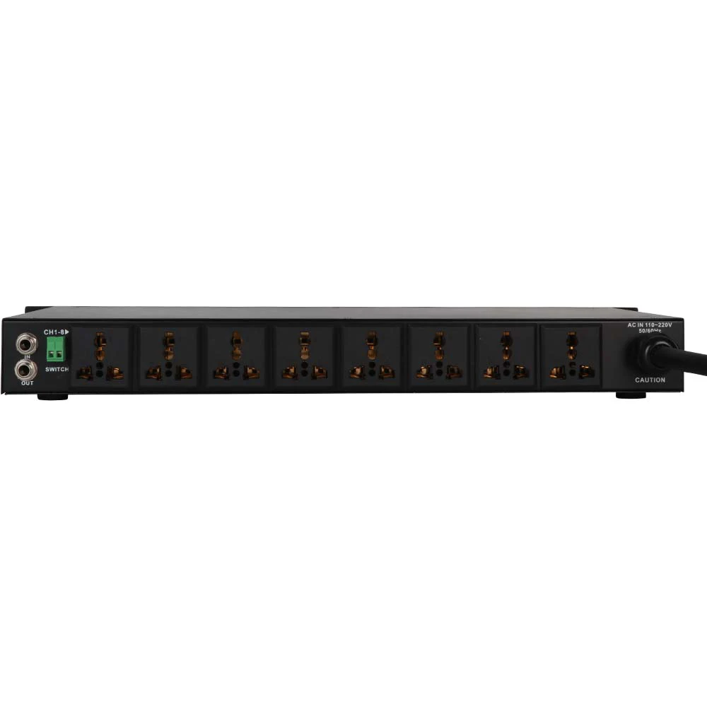 Professional Metal Power Distribution Unit With Sequencer Controller Power Management System For Speaker