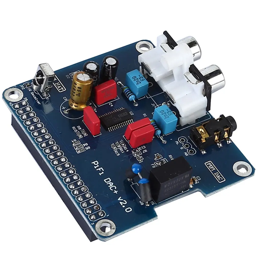 Hot PIFI Digi DAC+HIFI DAC Audio Sound Card Module I2S interface for Raspberry pi 3 2 Model B B+Digital Pinboard V2.0 Board SC08