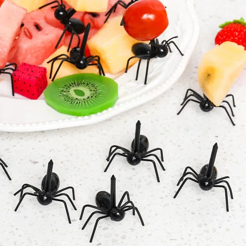 12 PCS Ants Food Fruit Picks decoration Ant Shape Forks Snack Cake Dessert Tableware for Home Kitchen Party Dinner Fruit Pick