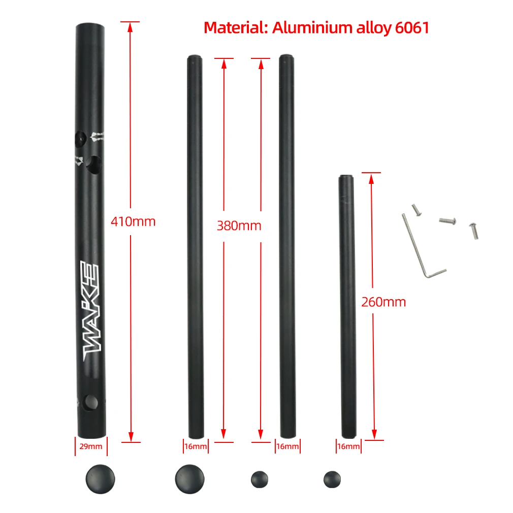 Wake MTB Road Bicycle Maintenance Rack Aluminum Alloy Bike Repair Stand for Outdoor Floor Parking Stand Maintenance Repair Tools