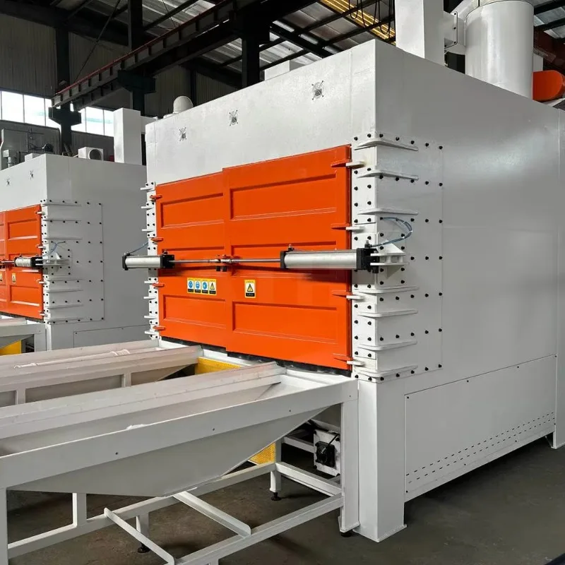 Electric Manual Sandblasting Cabinet with PLC Motor for Metal Cleaning in Construction Industries New Condition