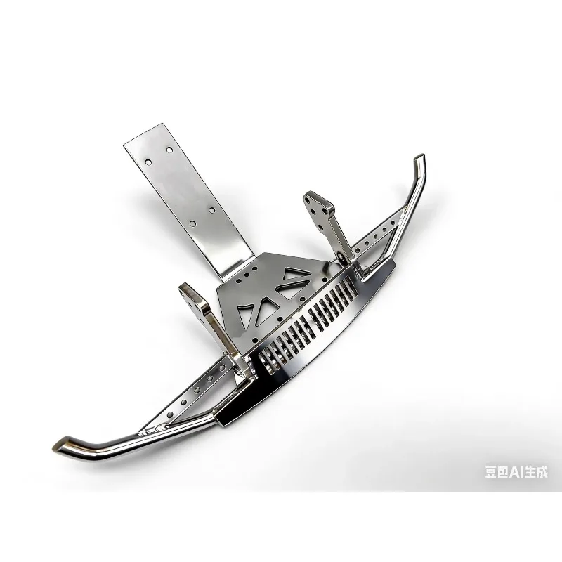 

Бампер передний цельнометаллический усиленный для радиоуправляемых краулеров 1/8 KM RAM 1500, улучшенная деталь из нержавеющей стали для соревнований по рок-краулингу