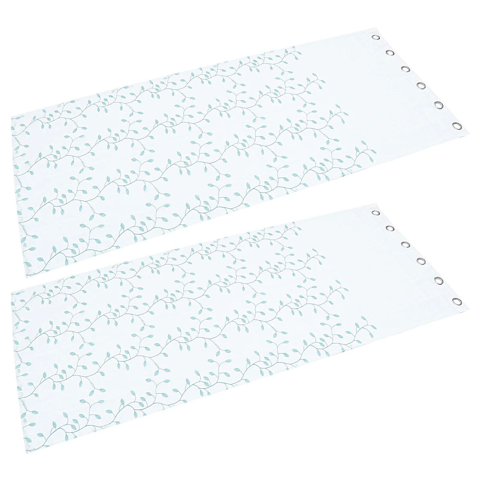 Rideau transparent en Voile pour fenêtre, 2 pièces, drapé filtrant pour salon, chambre à coucher, décoration de maison, rideau en Tulle de gaze feuille
