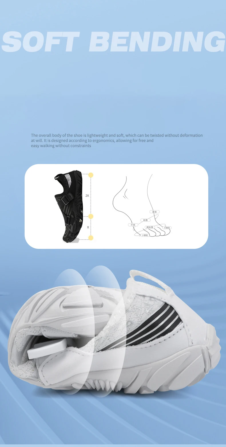 EOCENE Wasserschuhe für Wandern, Radfahren, Strand, Waten, Fitness, Bootfahren, Surfen, Angeln, Sport, Aqua, Upstream, Outdoor, Freizeitschuhe – Detail 9