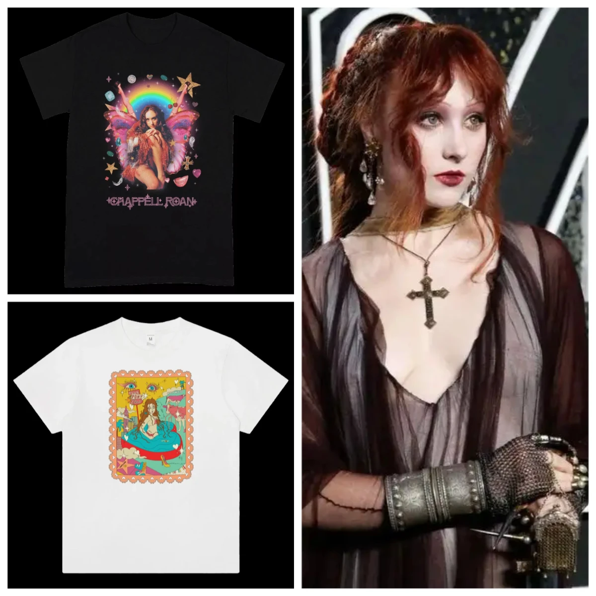 

2025Винтажная рубашка Chappell Roan Merch The Rise и рубашка принцессы Fall of A Midwest