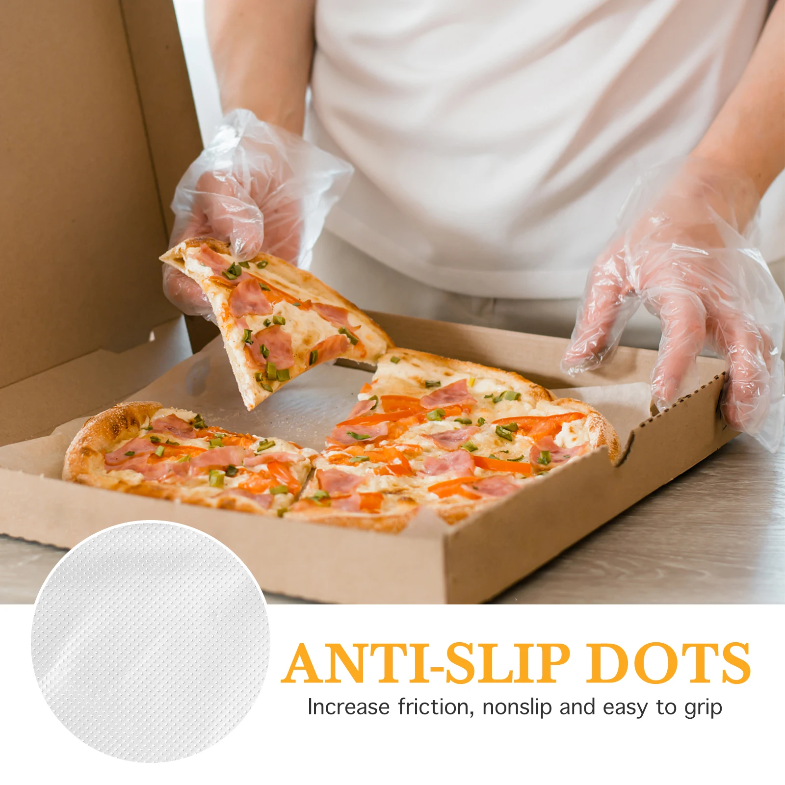 Food Grade Disposable Plastic Gloves Child Cleaning Transparent Hand Protective Cover