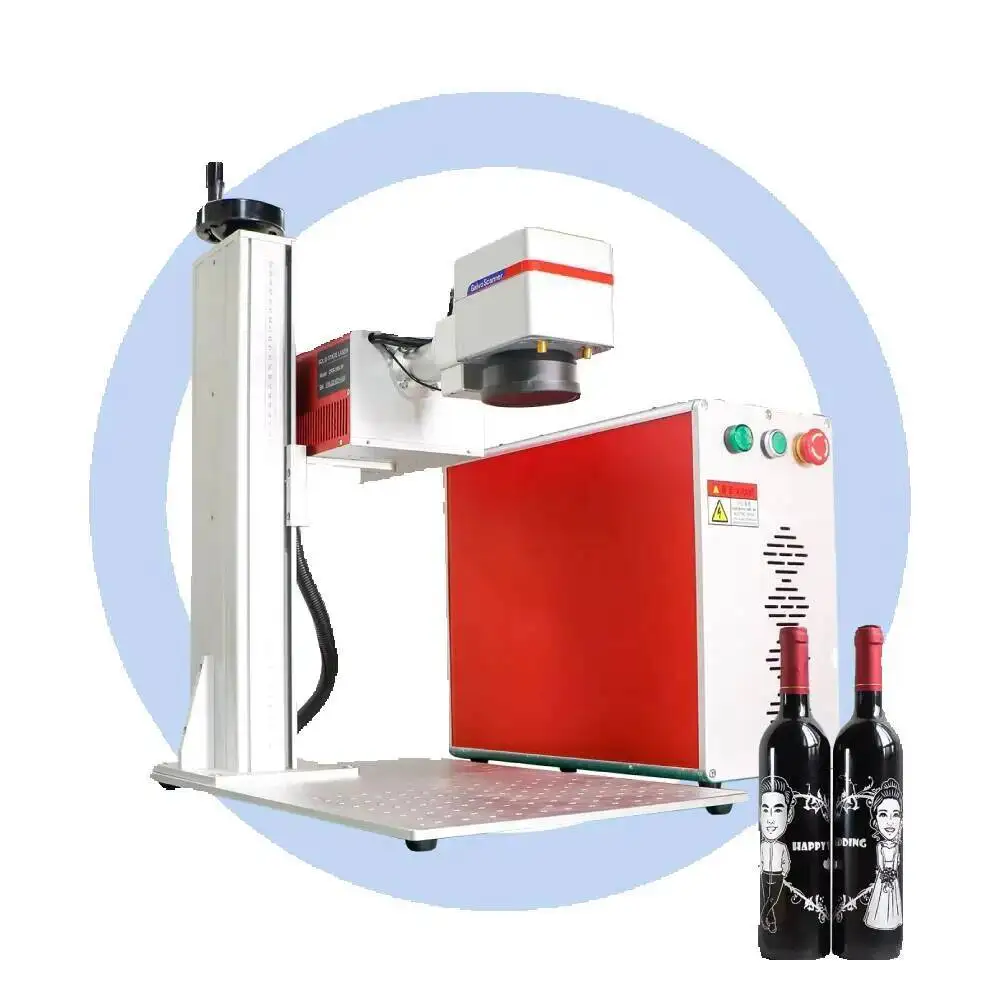 

3W 5W UV Gainlaser Portable Type Fiber Laser Marking Hine With Jpt/Max/Raycus Source